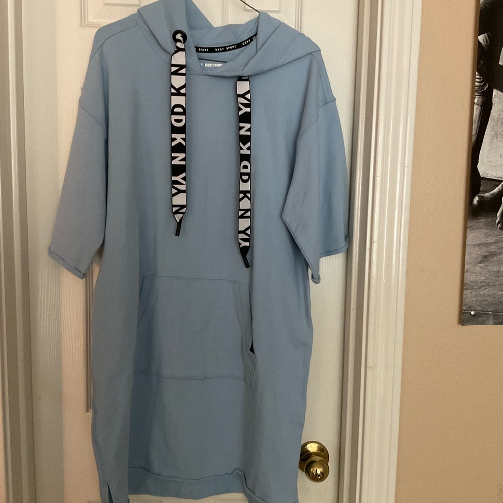 DKNY Sky Blue Casual Dress